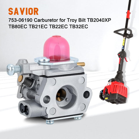 Savior 753-06190 carburetor for Bolens BL160; reliable replacement