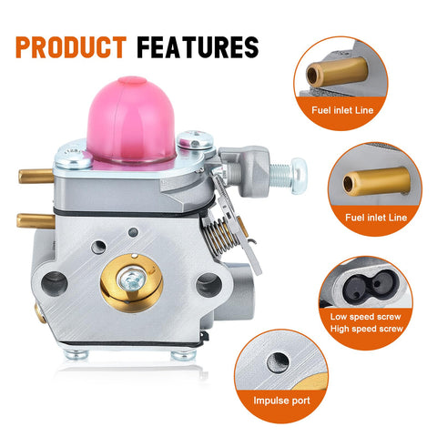 Savior 753-06190 carburetor for Murray M2510; improved throttle consistency