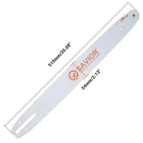 Savior bar cover protects the guide bar during storage.