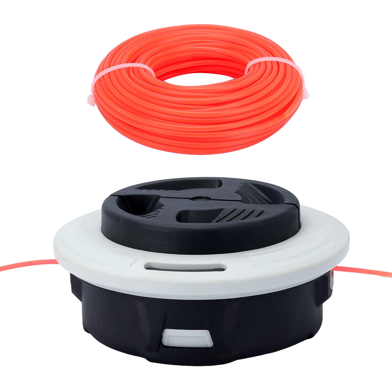 Savior C26-2 trimmer head front view for precise edging.