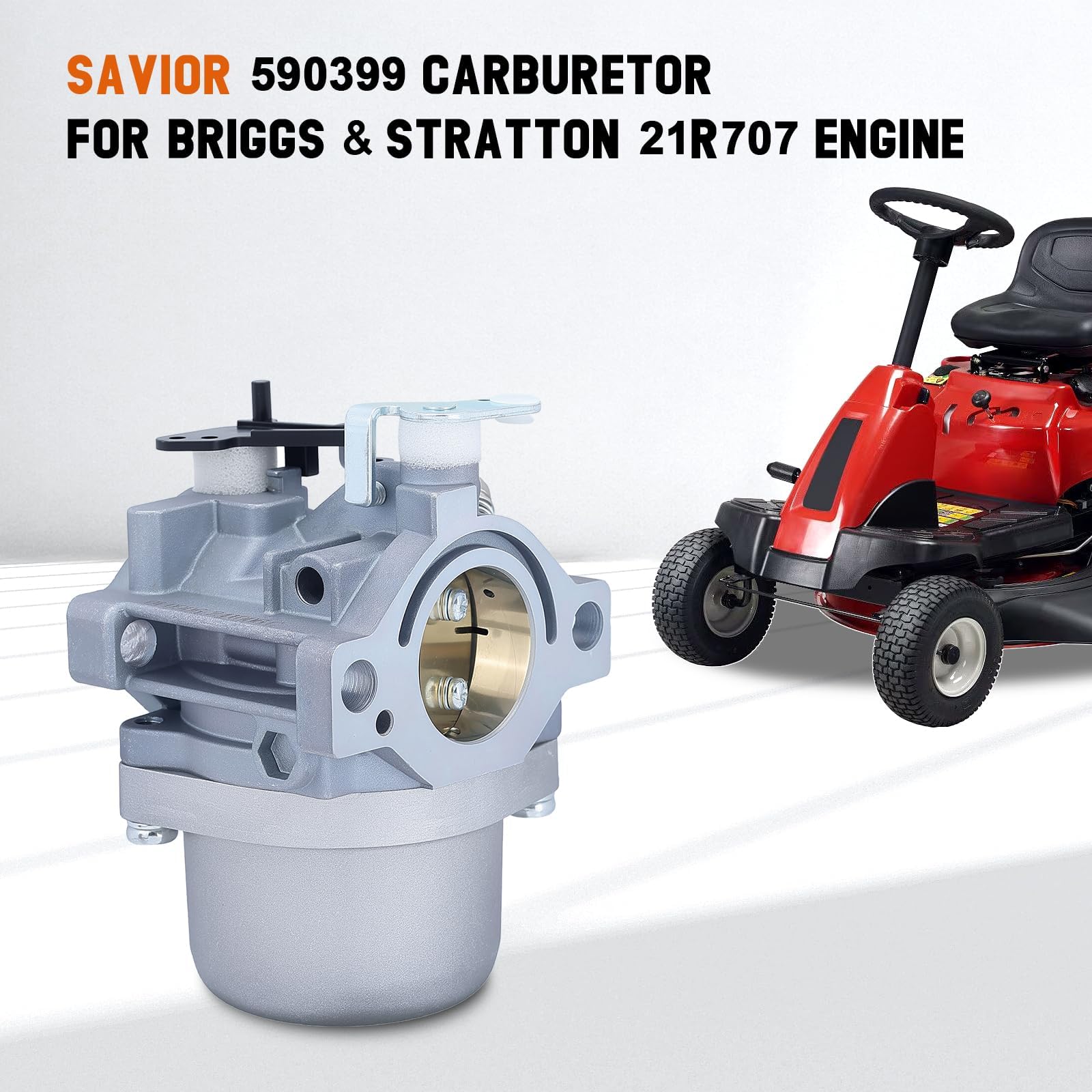 Savior carburetor installed on 21A707, easy fit and reliable operation
