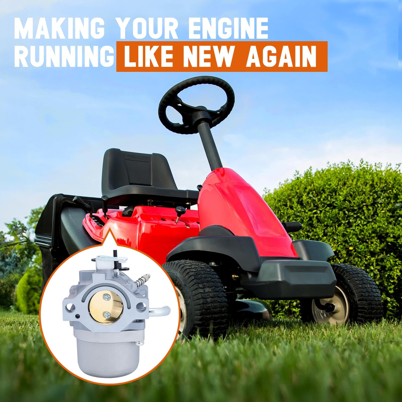 Savior carburetor for 21R707 compatibility, improved fuel flow and starting