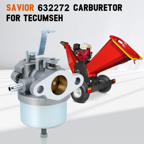 Savior carburetor model 632272 for Tecumseh engines delivers stable fuel flow.