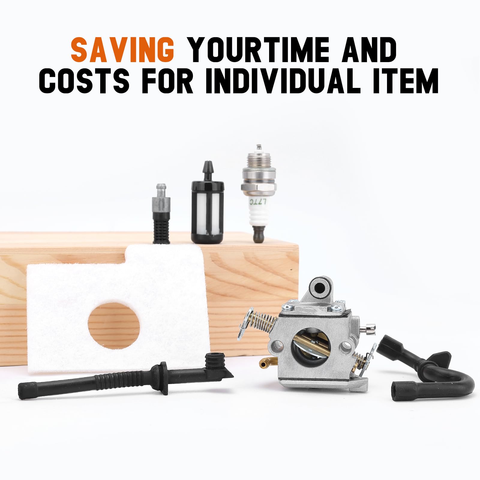 Savior MS170 carburetor with C1Q-S57B compatibility reference for repair.