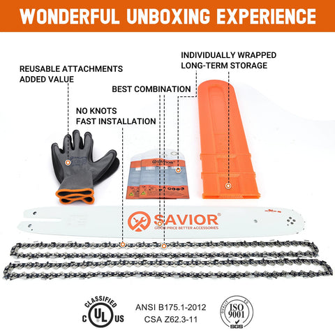 Savior protective oil on the surface reduces wear during use.