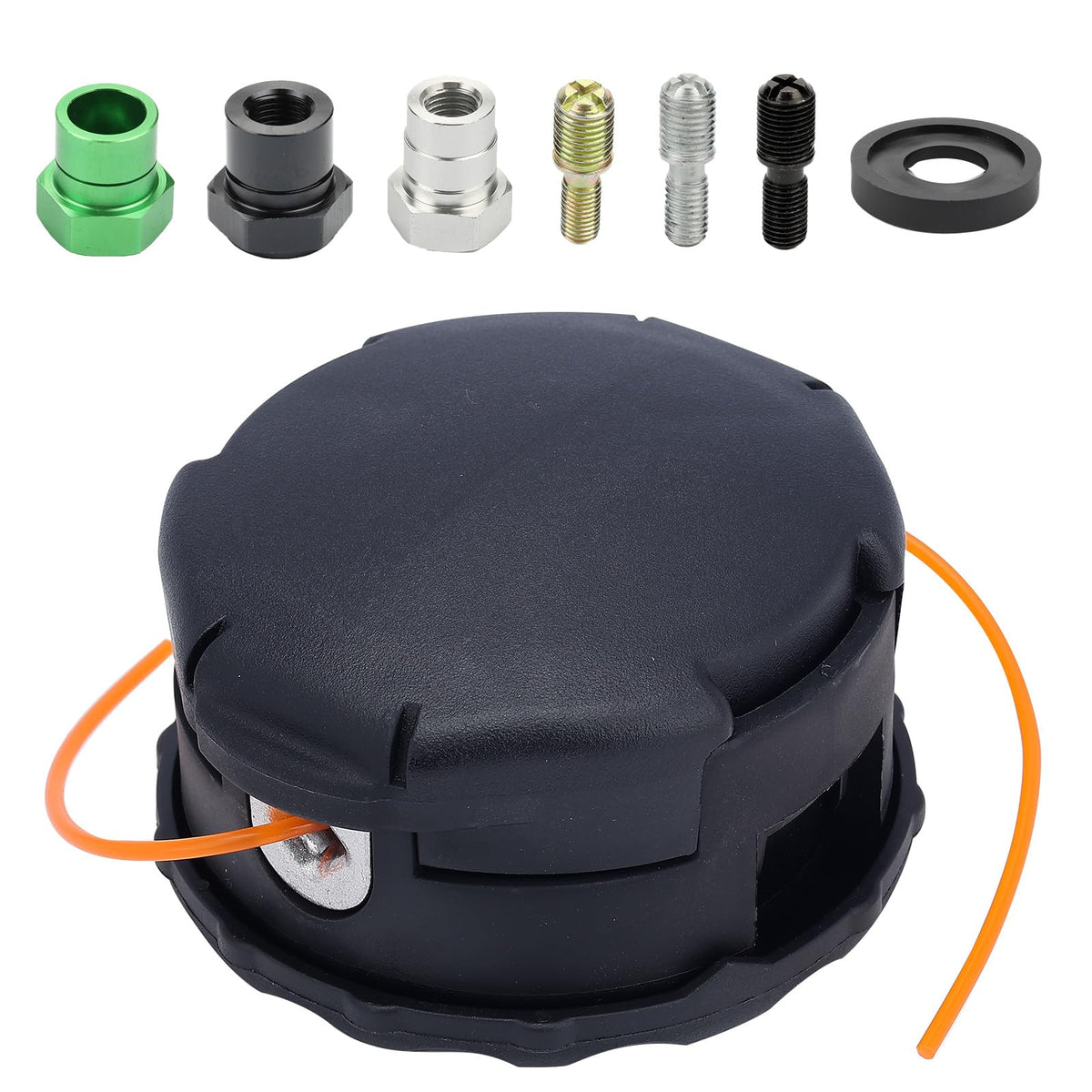 Savior Speed Feed 400 trimmer head on Echo SRM225 for quick line loading