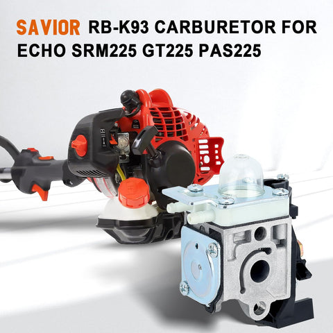 Savior SRM225 air-filter shown for improved airflow and engine protection.