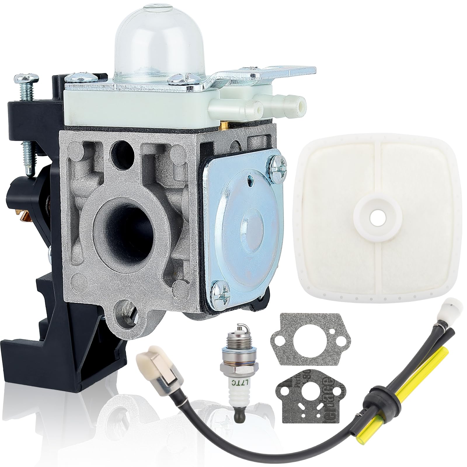 Savior SRM225 carburetor front view for easy replacement and reliable performance.