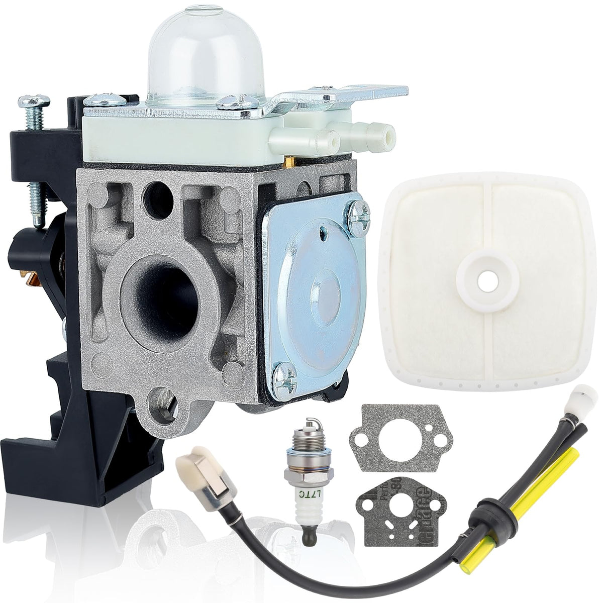 Savior SRM225 carburetor front view for easy replacement and reliable performance.