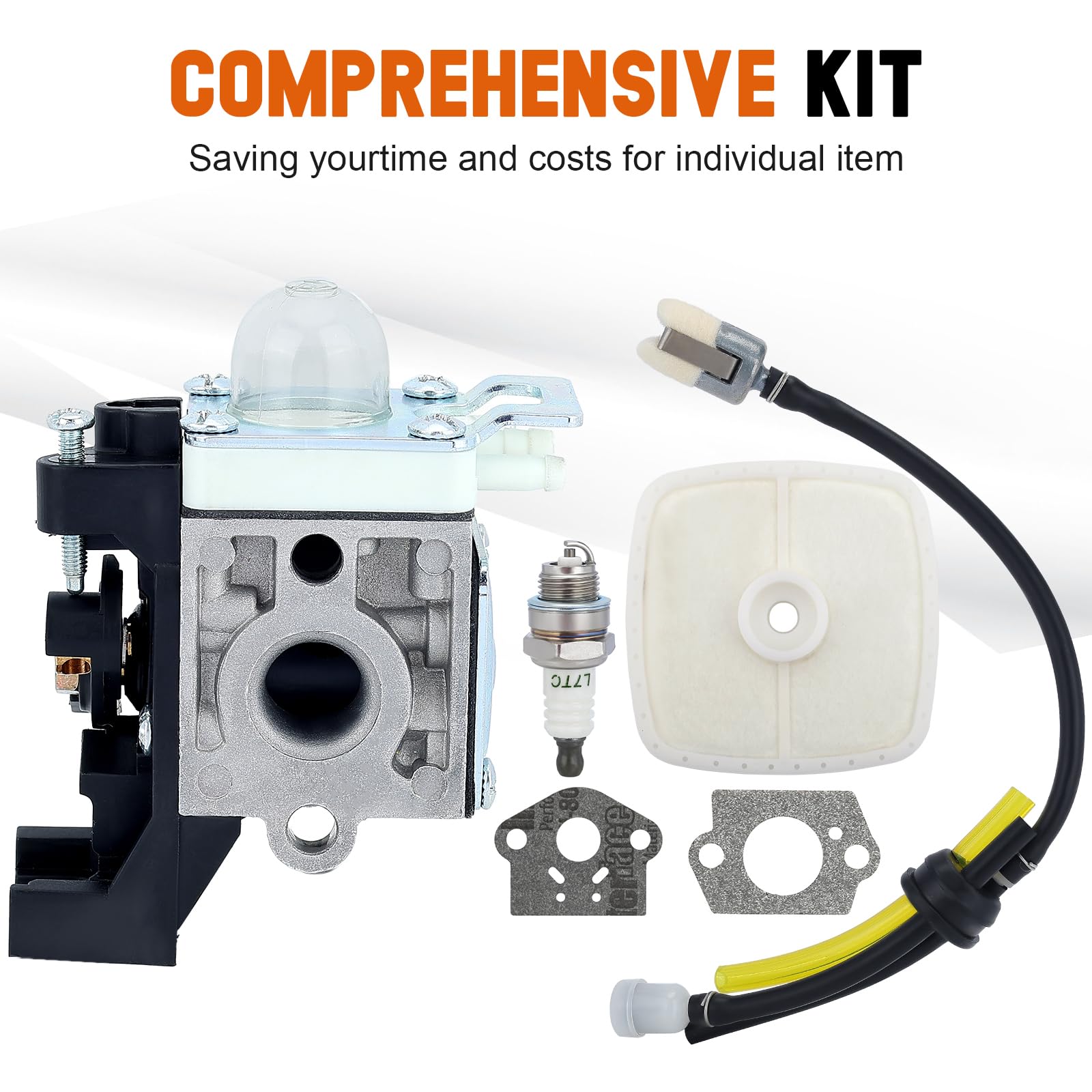 Savior SRM225 spark-plug presents essential ignition component for reliable starts.