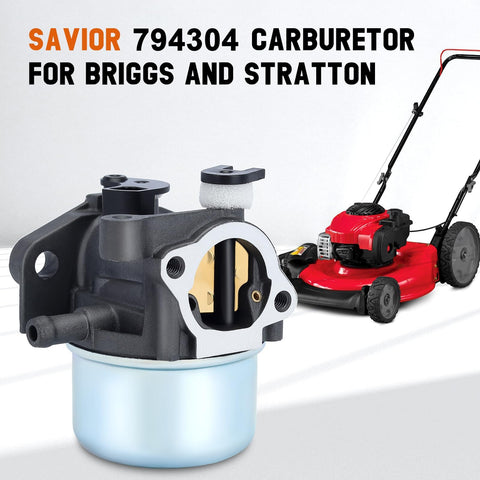 Savior Toro lawnmower compatibility label on the unit