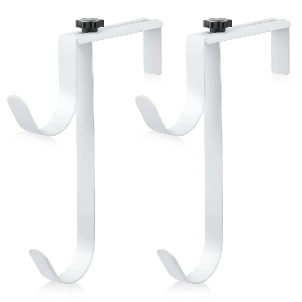 Savita double pool pole hooks on fence, sturdy and adjustable.