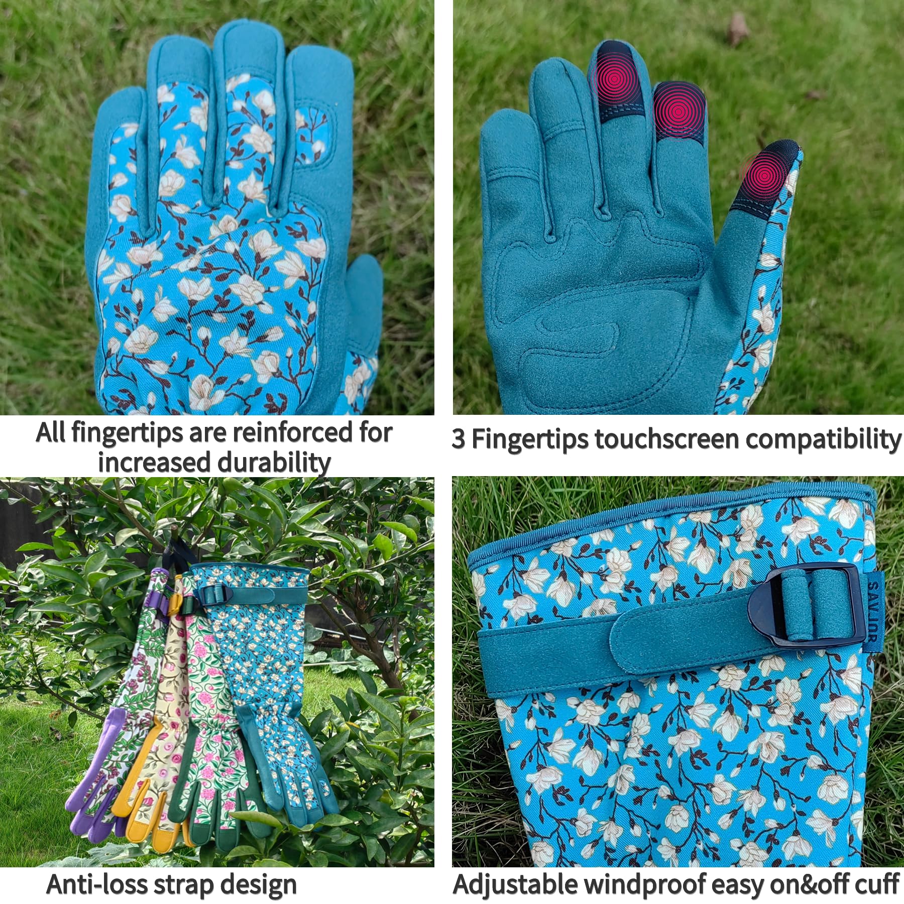 SAVJOB touchscreen-friendly fingertips for convenient device use