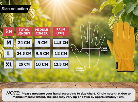 SAWANS breathable back panel keeps hands cool during outdoor work