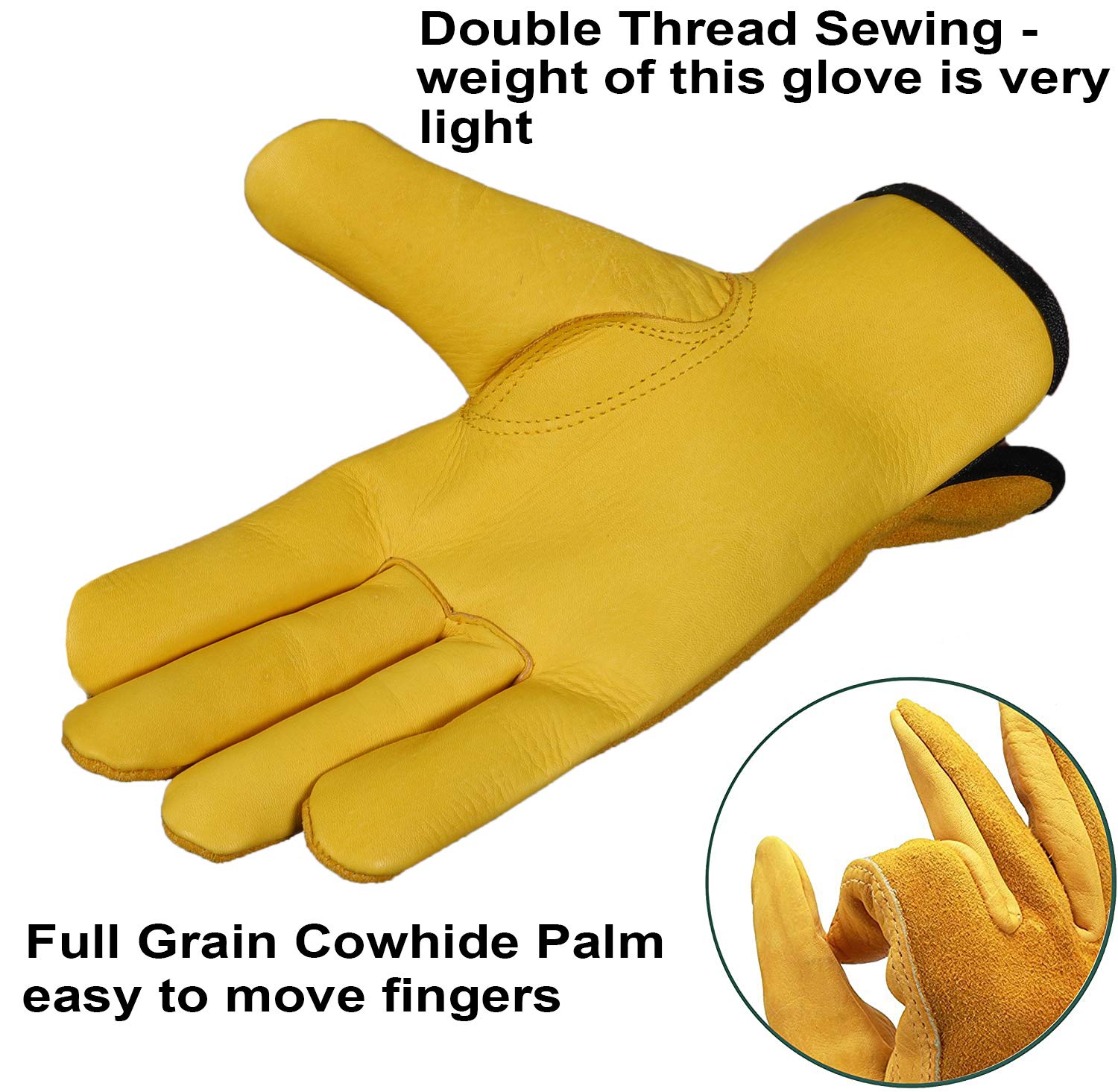 SAWANS leather gloves thorn-proof design for bramble and rose work