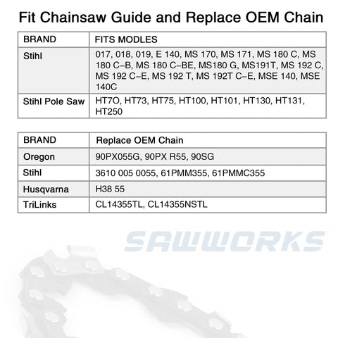 SawWorks Stihl protective oil helps resist corrosion during storage