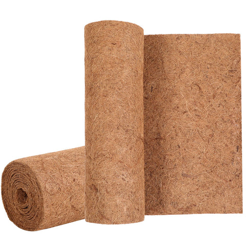 Sawysine coir liner roll plant potting mat 16x118in ideal for moisture control