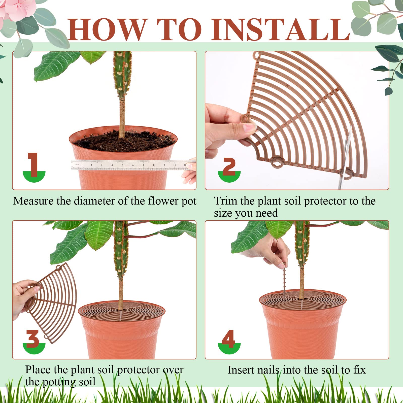 Sawysine grid is easy to install and remove with stakes