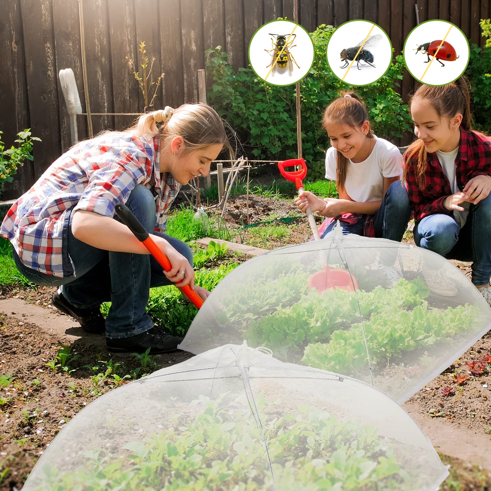 Sawysine pest-protection mesh cover blocks small animals with airflow.