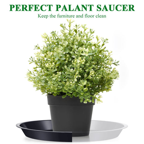 Sawysine plant saucer 12-inch dish protects pots indoors and outdoors