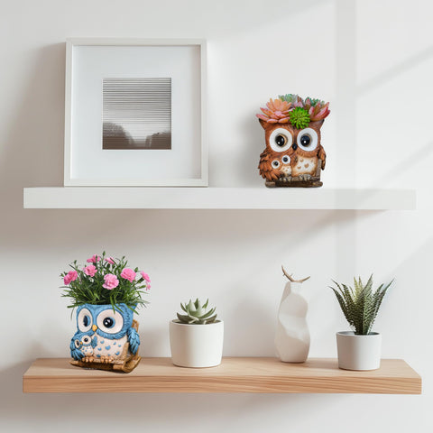 Saysmile gift idea owl planter suitable for plant lovers