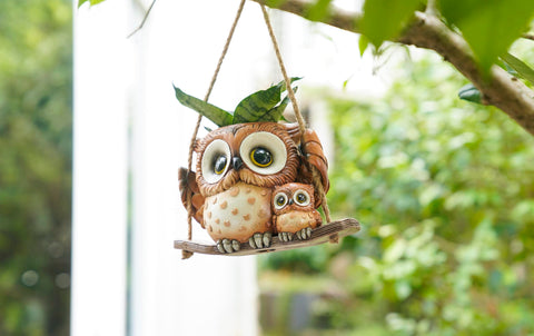 Saysmile gift owl planter makes a charming present for plant lovers