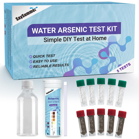 SaySummer Arsenic Test Kit box for home water testing and easy accessibility