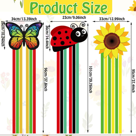 Saysurey butterfly wind sock enhances outdoor spaces with motion