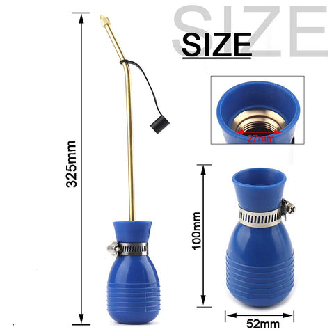 Sbestily garden applicator diatomaceous earth blue for outdoor pest control