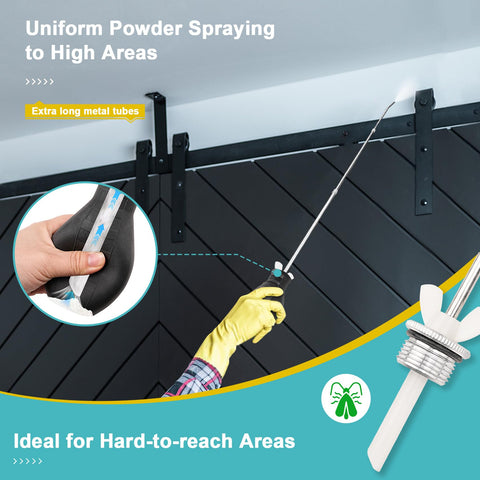 Sbestily large-capacity bulb enables longer spraying between refills.