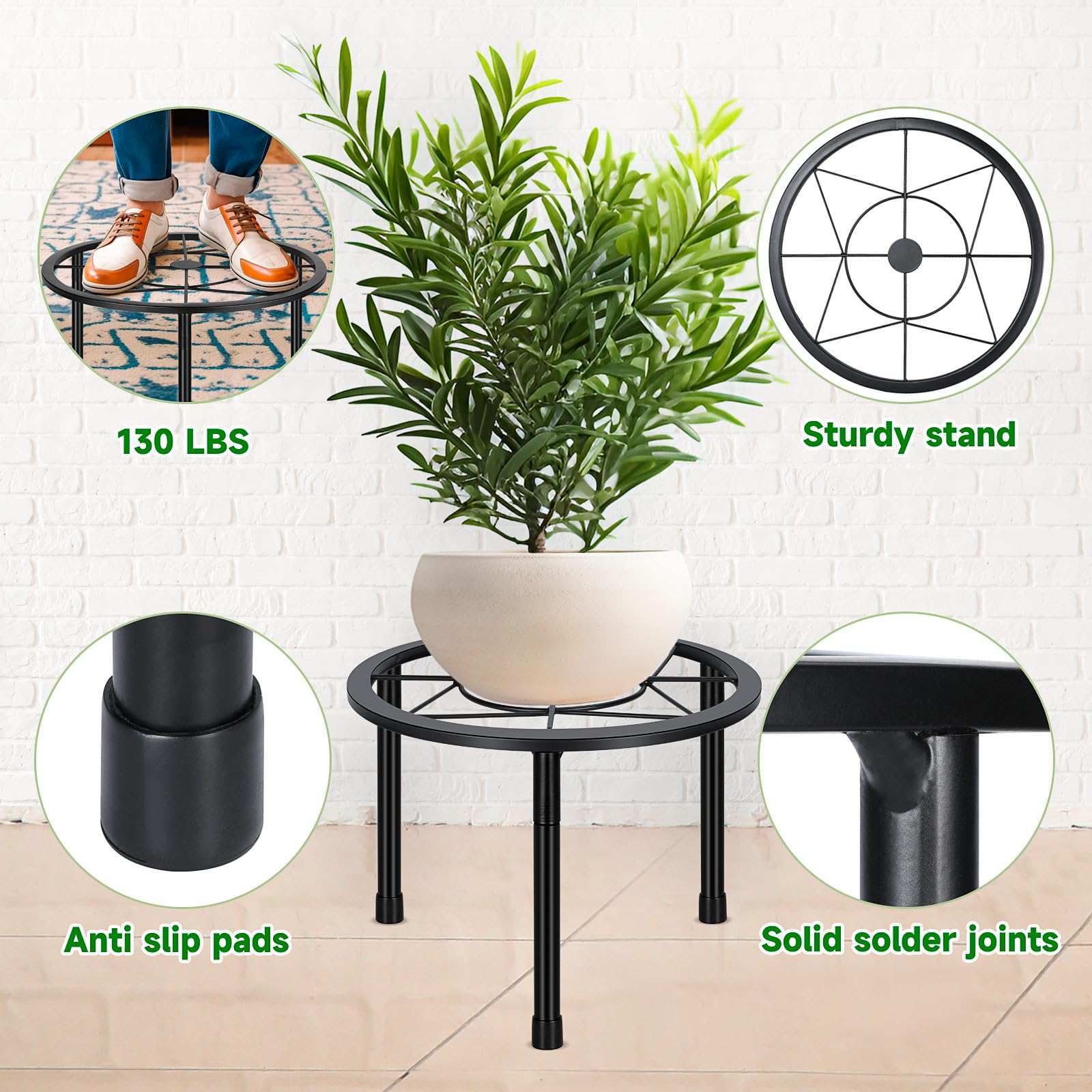 Sbosbo multipurpose plant rack ideal for living room, balcony, garden