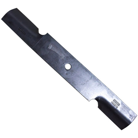 Scag 482878 18-inch blade installed on deck for clean, even cuts.