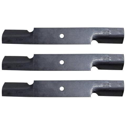 Scag 482878 18-inch mower blade packaging for 52-inch deck replacements.
