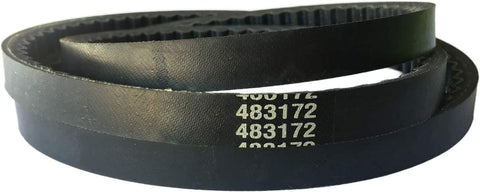SCAG 483172 OEM mower belt packaging, authentic part verification.