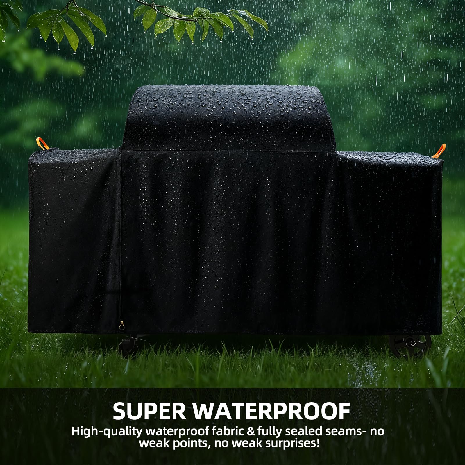 SCAUSY Bac776 waterproof seams with PU coating protects against rain
