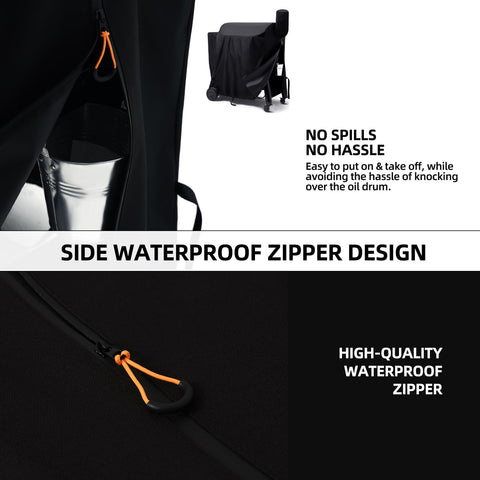 SCAUSY rip-proof fabric resists tears during backyard storage
