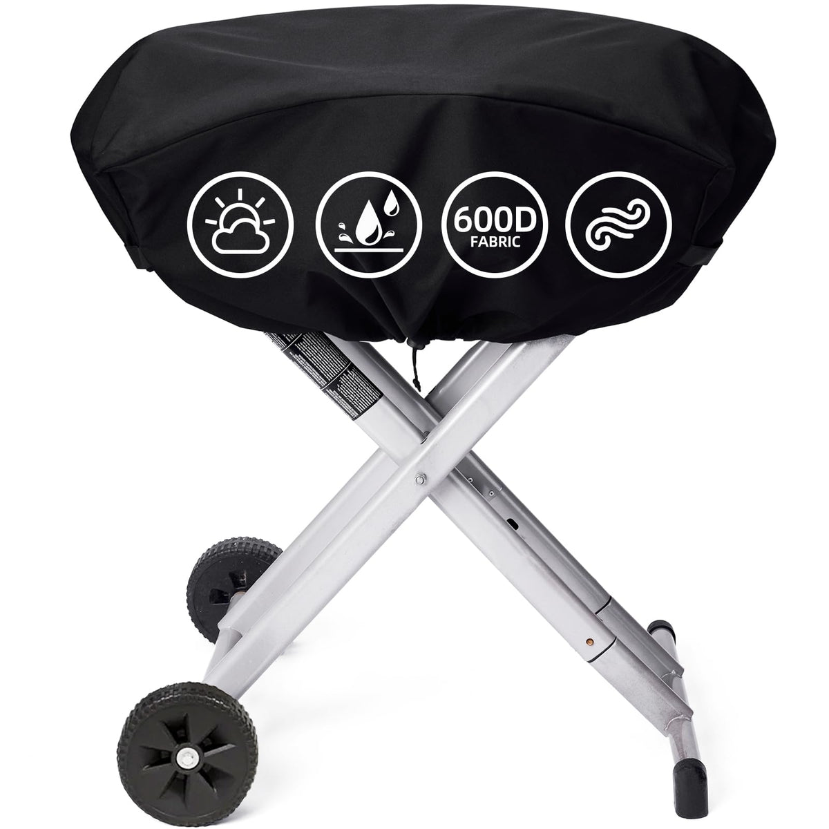 SCAUSY portable grill cover fits Coleman Roadtrip for rain protection