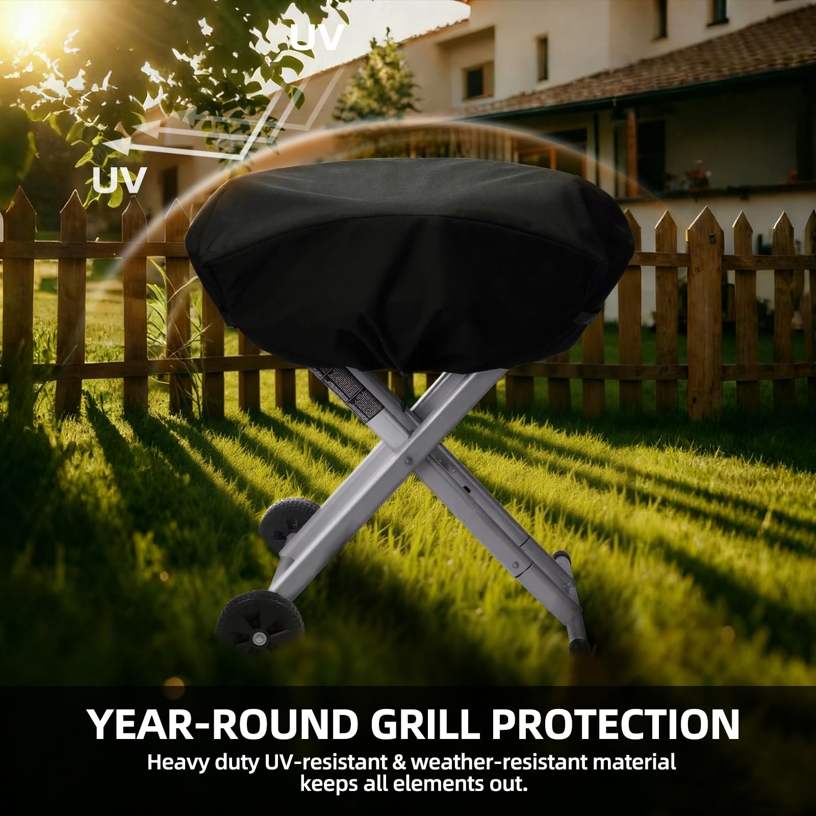 SCAUSY UV-resistant 600D fabric resists fading and wear