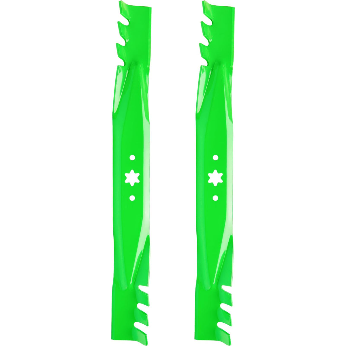 SCBHWJ 42'' mulching blades pair for cleaner cuts and even mulch distribution