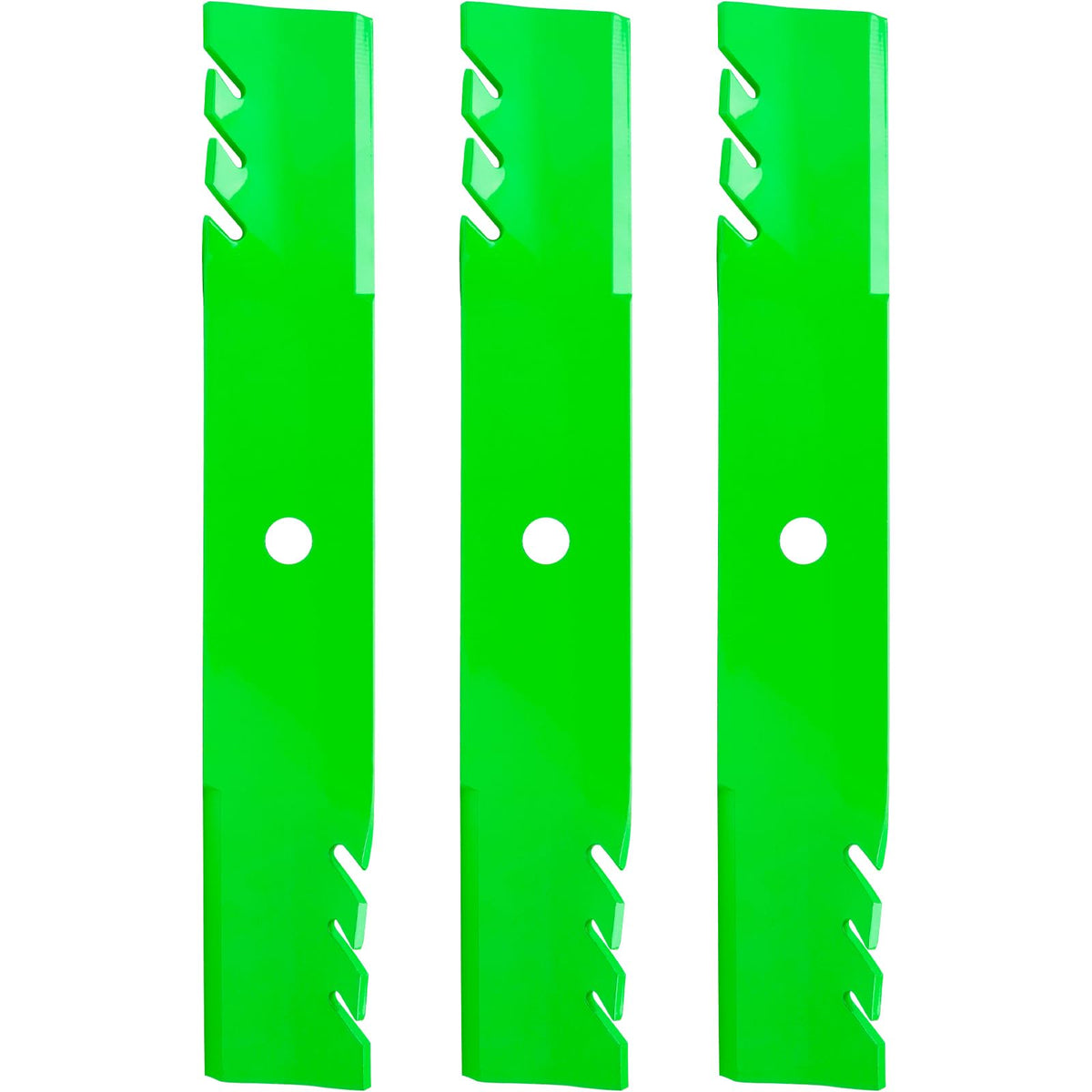 SCBHWJ 54 inch deck blades front view offering precise cuts for a cleaner lawn.