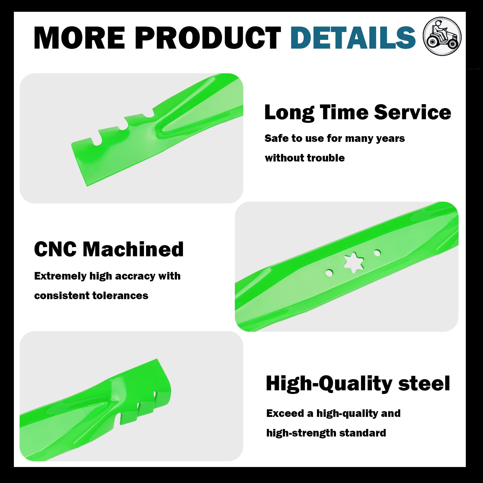 SCBHWJ blade specifications with precise dimensions for replacement