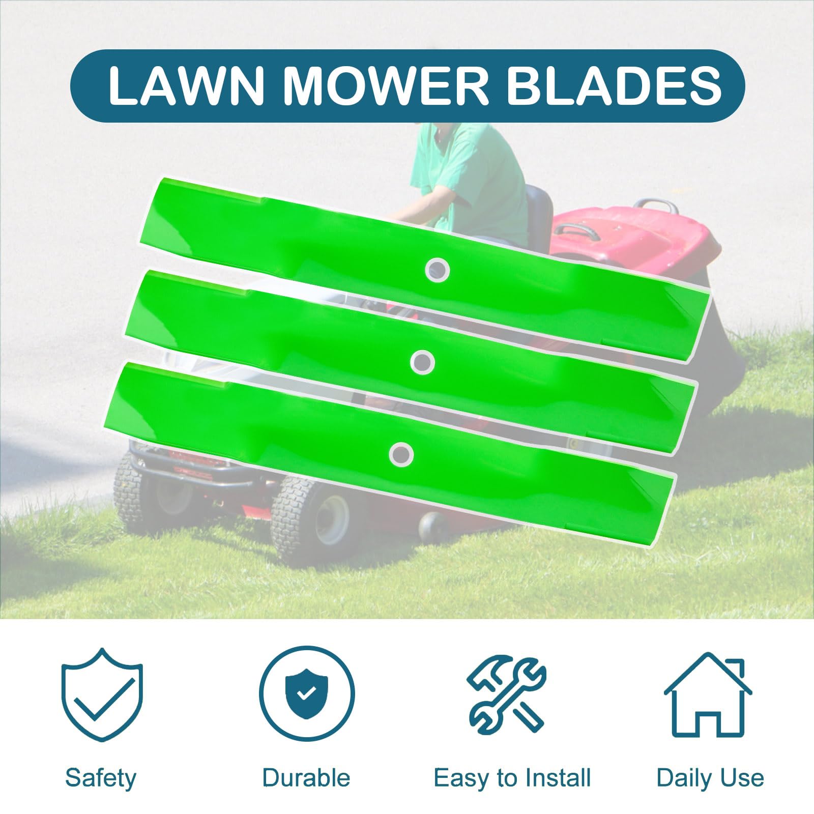 SCBHWJ installation-ready blade package simplifies mower maintenance.