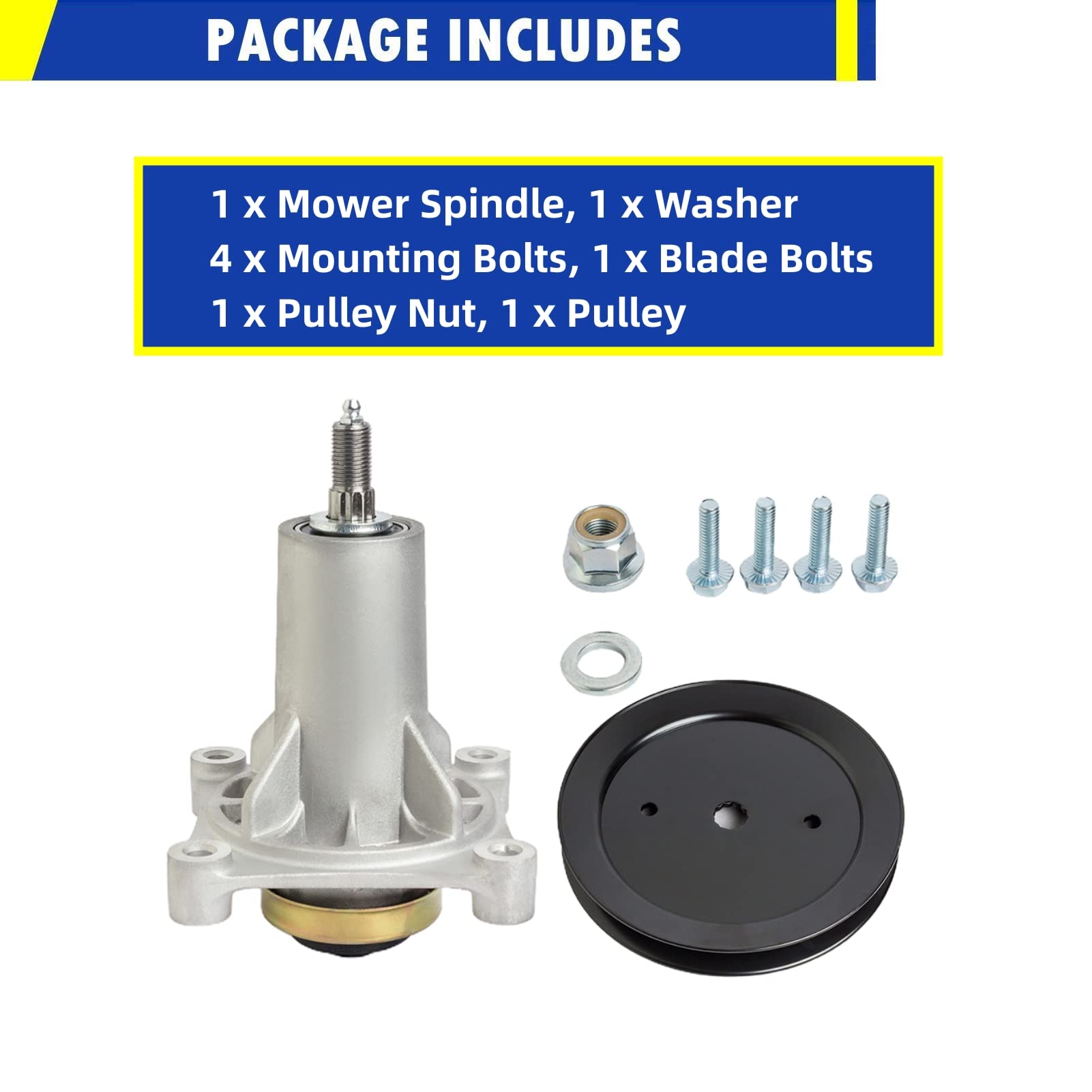 SCBHWJ pulley compatibility 195945 keeps belt drive smooth