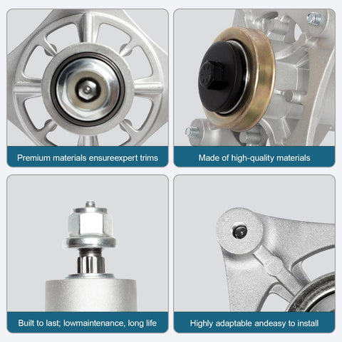 Installation-ready SCBHWJ spindle for easy, secure mounting