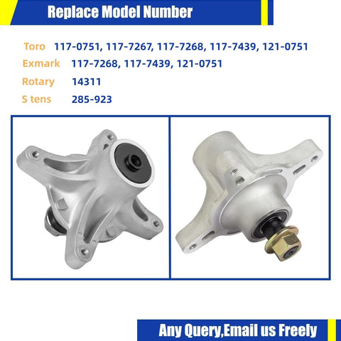Exact dimensions of the spindle: 141mm height and 140mm mounting distance.