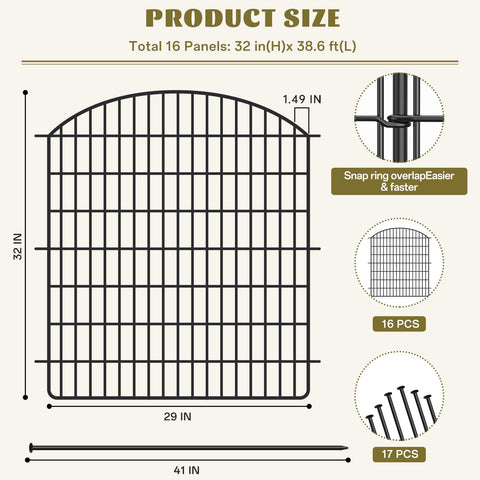 SCBIGM decorative arched fence blending with garden borders