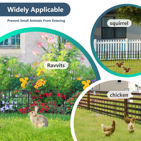 SCBIGM garden boundary helps deter dogs and rabbits from beds