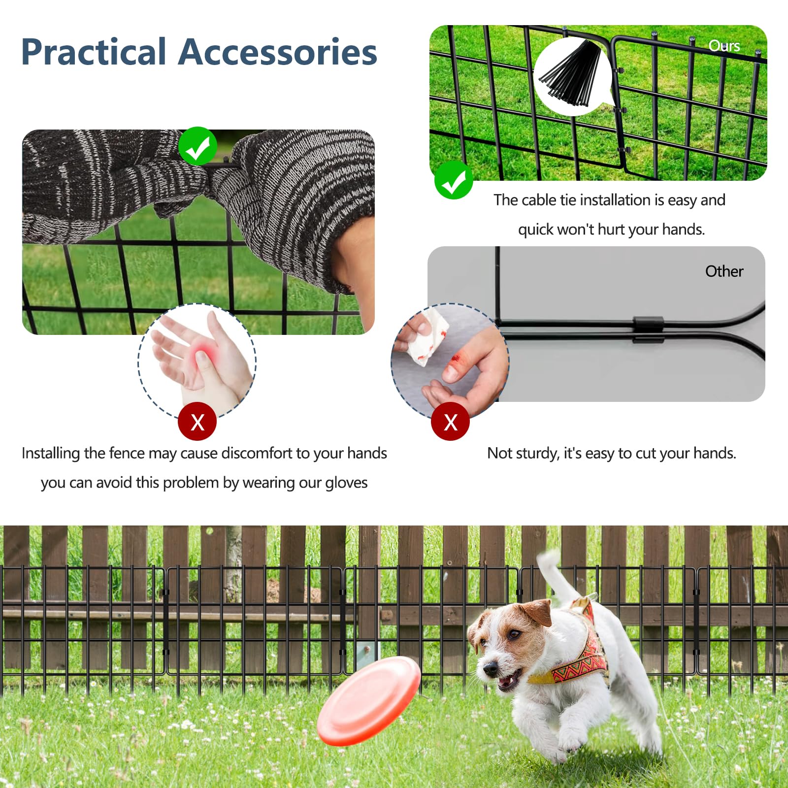 SCBIGM ground-ready design with sharp bottom tips for easy grounding