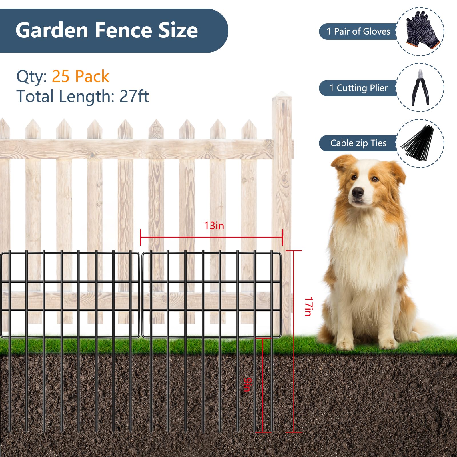 SCBIGM no-dig barrier fence during installation demonstrates easy ground insertion