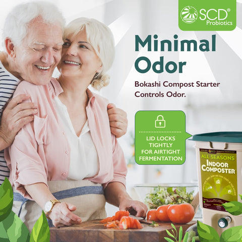 Clean, accessible setup for easy waste disposal with SCD Probiotics